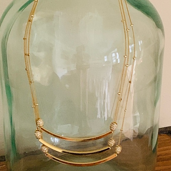Kate Spade Triple Gold Bar Necklace